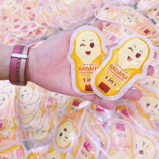 Mặt nạ Chuối Ủ Mặt Giảm Mụn Banana  Milk Powder Thái Lan (inbox giá sỉ tốt)