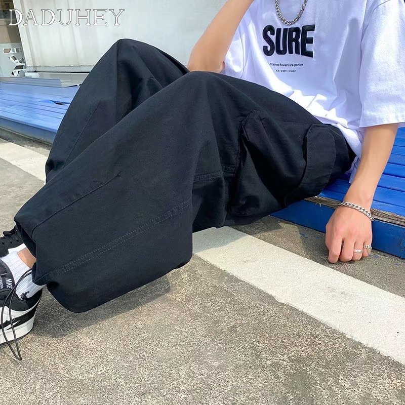 Quần Dài Dáng Rộng Ống Thẳng Phong Cách Đường Phố Hợp Thời Trang Cho Nam