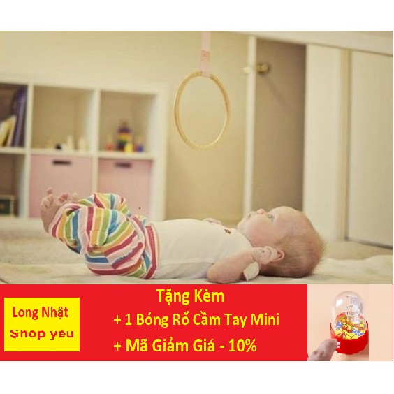 Giảm 10% [Tối Đa 35K Đơn Từ 50K] - Đồ Chơi Treo Nôi Vòng Gỗ Luyện Tay