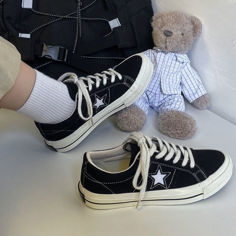 Giày thể thao ulzzang One Star Black