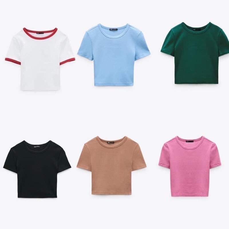 Áo crop top Zara auth có sẵn