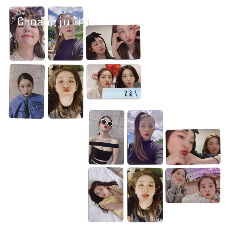 Set 6 Tấm Ảnh Nhóm Nhạc Hàn Quốc Red Velvet Irene & Seulgi 1st