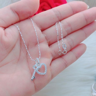 DÂY CHUYỀN NỮ BẠC TA - DÂY CHUYỀN MẶT CHÌA KHOÁ TIM