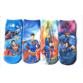 [COMBO] 12 Đôi Tất Siêu Nhân Superman cho bé Trai (1-8 tuổi) Hàng Quảng Châu Cao Cấp Loại 1