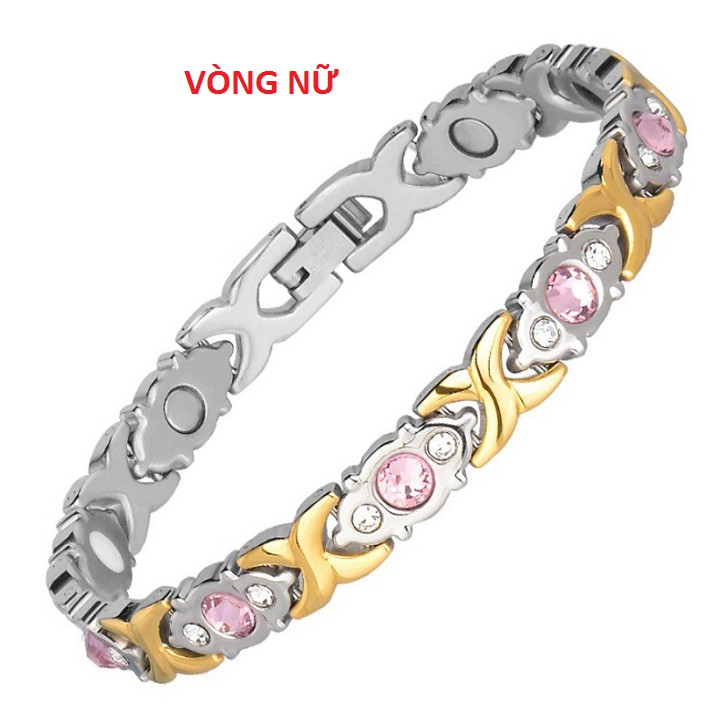 Vòng Tay Điều Hòa Huyết Áp Nhật Bản 4 Trong 1 Nam Và Nữ Sang Trọng, Cao Cấp, Tặng Kèm Đục Mắt Vòng Tay Nhập Khẩu