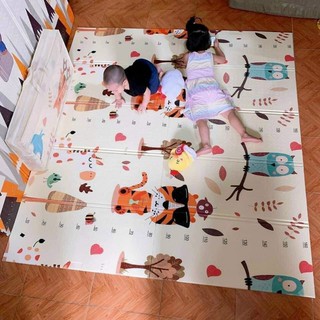 Thảm chơi cho bé gập gọn [ Thảm xốp xpe 1m8*2m ]