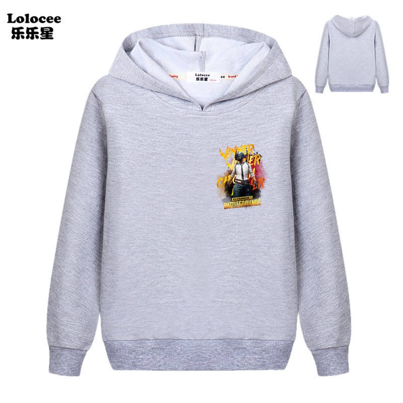 Áo Hoodies Phong Cách Game Pubg Cho Bé Trai 3-14 Tuổi