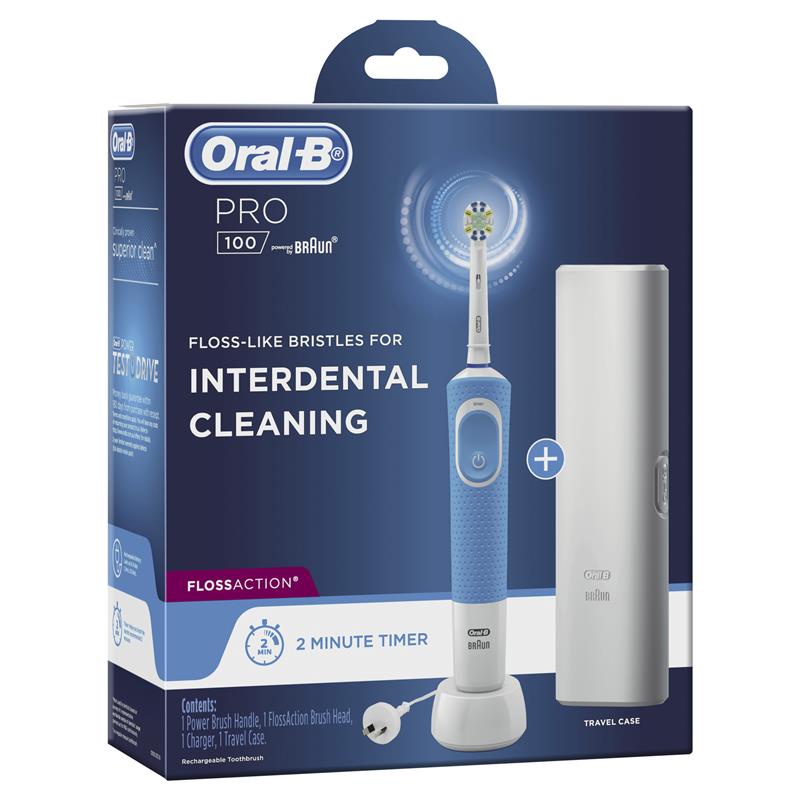 Bàn Chải Đánh Răng Điện Oral-B Pro 100  [CHÍNH HÃNG]  Oral-B Pro 100