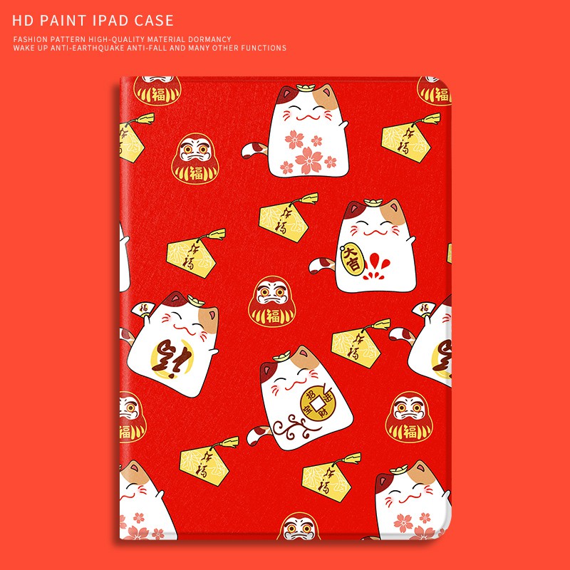 iPad protective iPad 10.9cm 2020 8hcase 10.27 with pen mouth Apple tablet Ipad 6 fall test Ipad 5 cartoon air2 silicone iPad skin protection iPad case