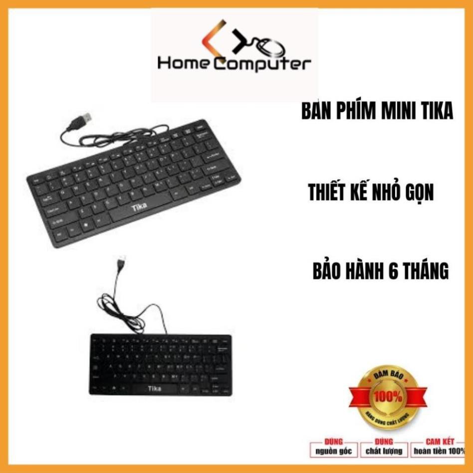 Bàn phím mini TIKA nhỏ gọn.bảo hành 6 tháng - Home Computer | BigBuy360 - bigbuy360.vn