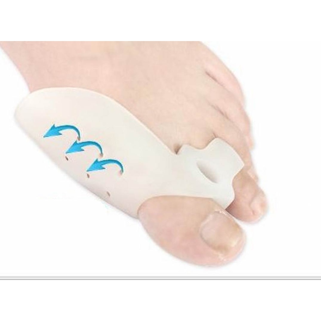 [Hàng mới về] Cặp dụng cụ silicone hỗ trợ tách ngón chân cái giảm đau chỉnh hình