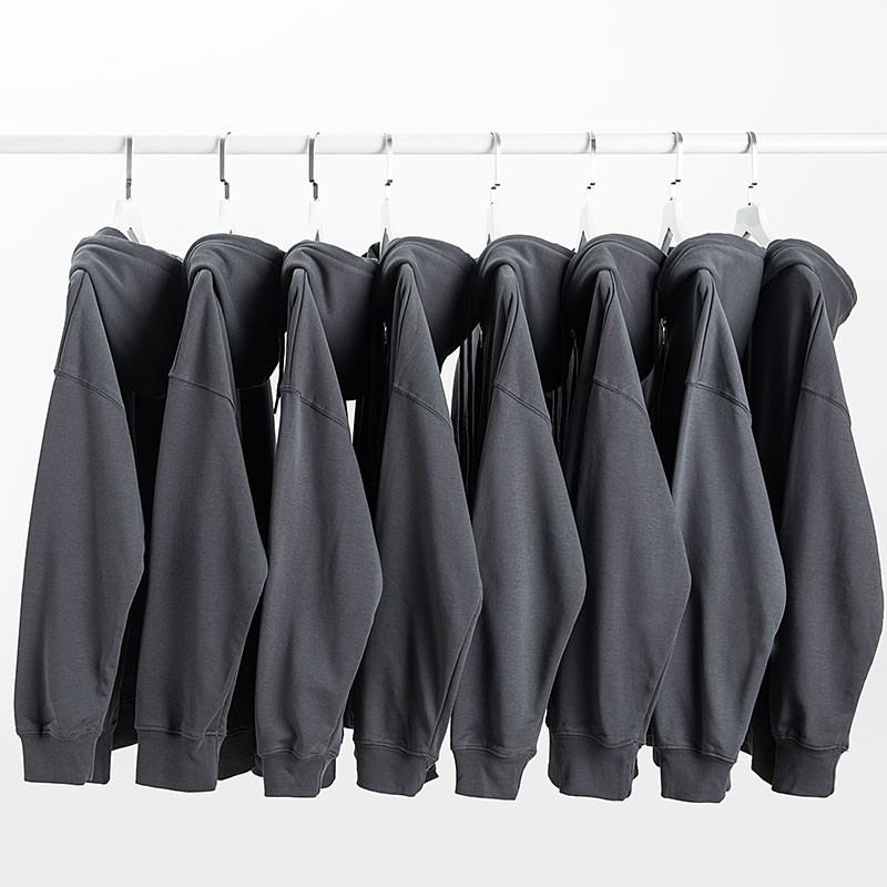 310G Hoodie 100% Cotton Cao Cấp Màu Xám Đen - Form Unisex Định Lượng 310gsm - Áo Hoodie Dầy Dặn Cho Nam Nữ Mùa Đông 2022