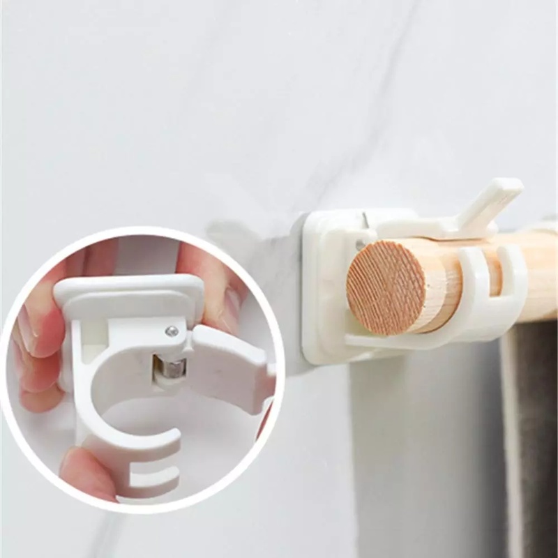 Set 2 Giá Đỡ Thanh Treo Rèm Tiện Lợi An Toàn