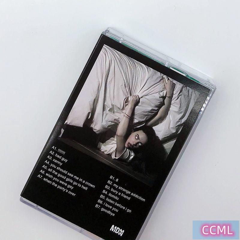 Băng Keo In Chữ Tiếng Anh billie eilish billie eilish Icesette 3 cassette Mới