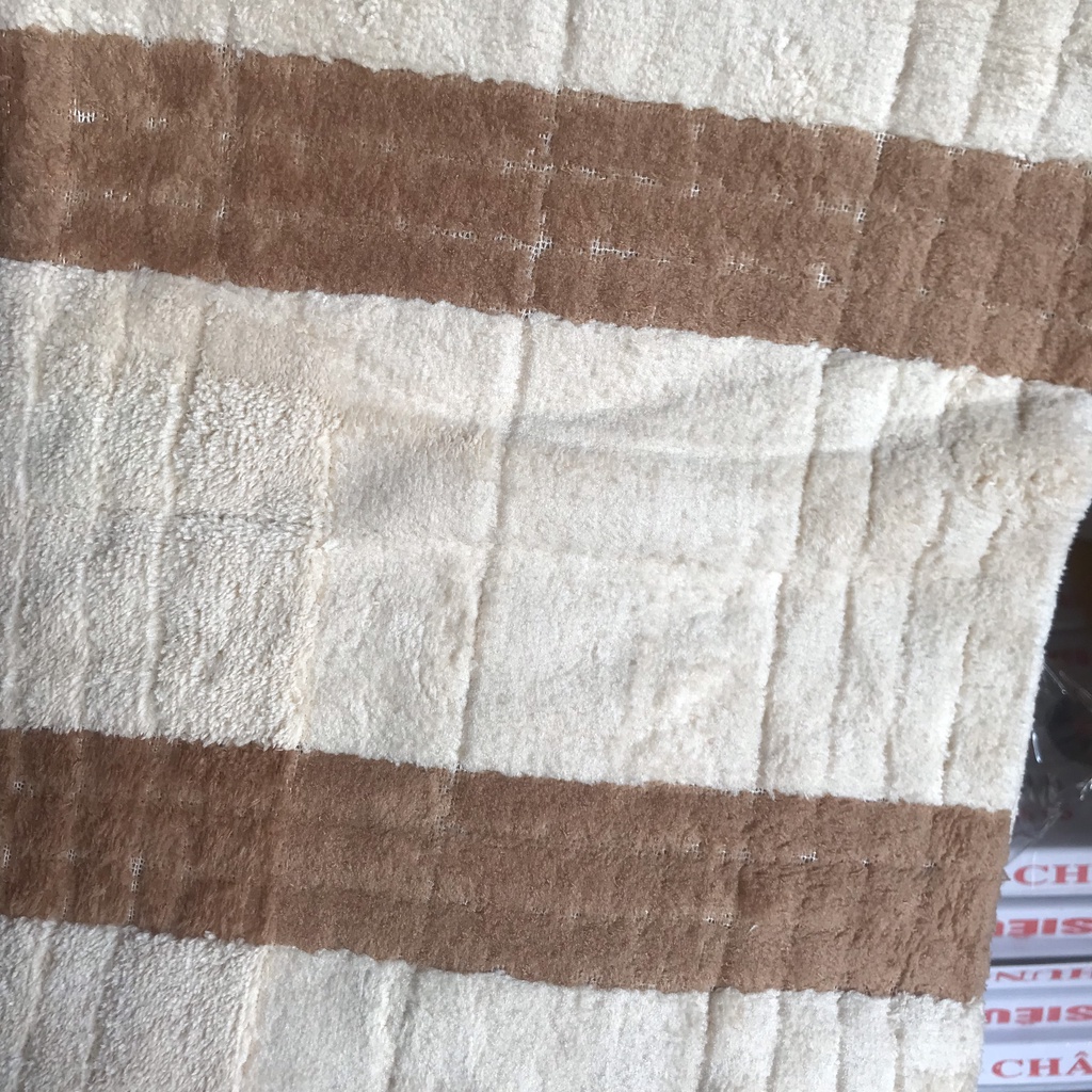 Khăn Tắm Lông Cừu  Hàn Quốc Khổ Lớn 70x140cm Siêu Thấm Chất Cotton Cao Cấp