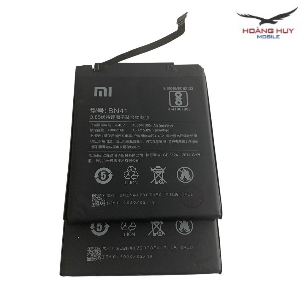 Pin Redmi Note4 BN41 Dung Lượng 4100mAh Hàng Zin Nhập Khẩu Bảo Hành 6 Tháng 1 Đổi 1