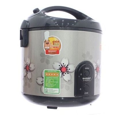 Nồi cơm điện Sharp 2.2 lít KS-R231STV-Chính Hãng Mới 100%-SX Thailan ,Lòng nồi chống dính, 6-8 người ăn