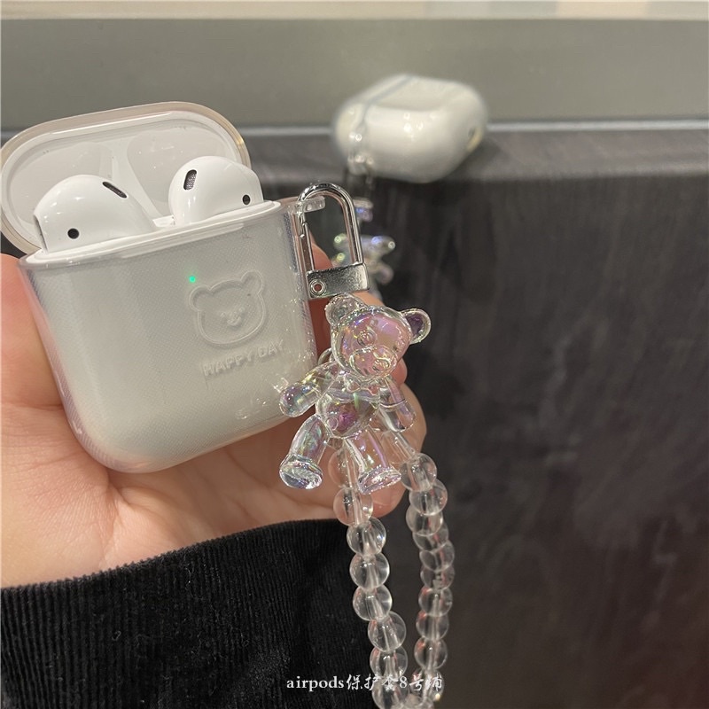 Vỏ case bảo vệ bao đựng tai nghe airpods 1 2 - Ốp airpods chống va đập, trong suốt in hình