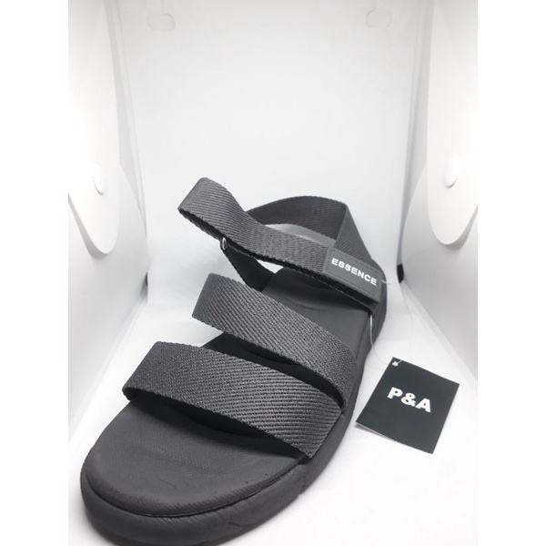 Giày sandal nữ quai dán cao 3 phân siêu nhẹ cho học sinh mang đi học có quai dù 4 màu xanh đỏ đen xám (lẻ size)