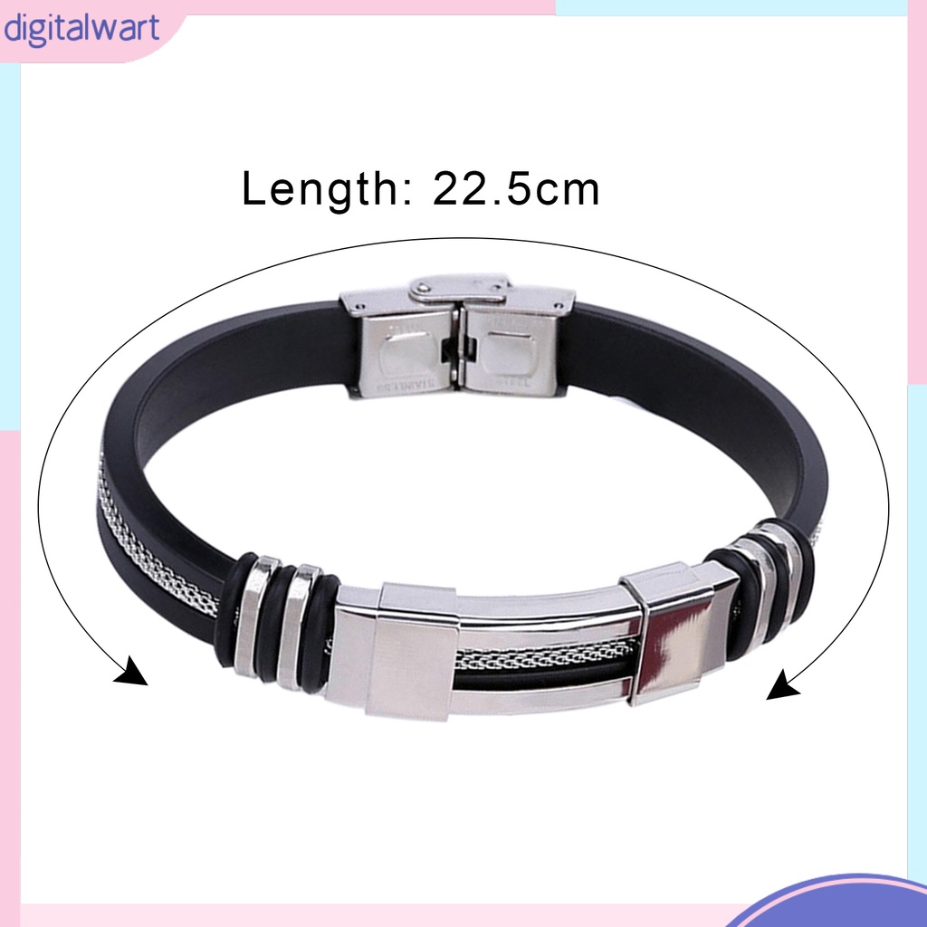 Vòng tay nam phối thép không gỉ cá tính thời trang