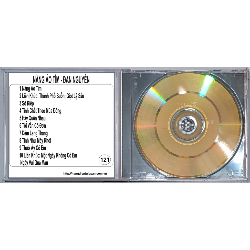 Bộ 5 cd nhạc vàng dan nguyen âm thanh chất lượng cao