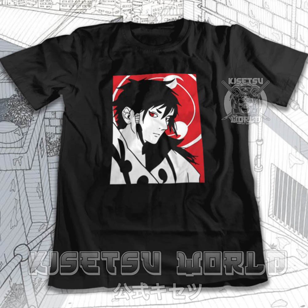 Áo phông NARUTO INDRA OTSUTSUKI Baju Karakter Jepang x 6181 Kisetsu Tshirt