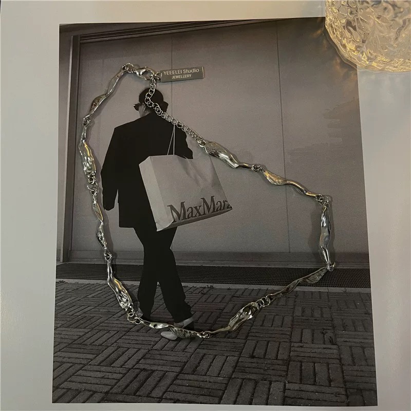 Vòng cổ Thép Titan Thiết Kế Đơn Giản Thời Trang Hàn Quốc Cho Nữ