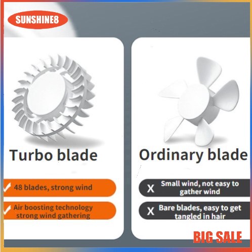FREE GIFT Quạt Đeo Cổ Mini Không Cánh Sạc USB Tiện Lợi quạt di động với ba tốc độ gió có thể điều chỉnh
