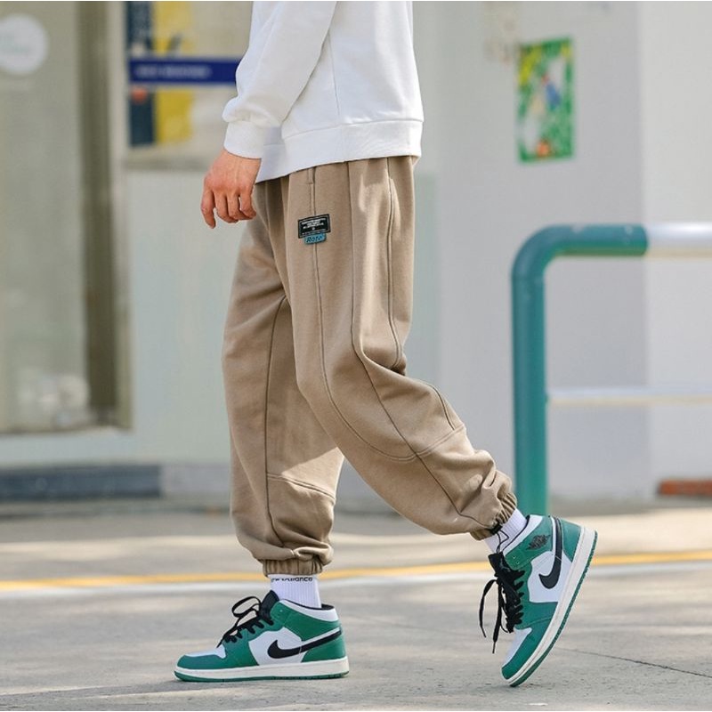 Quần jogger cotton dày dặn xịn đét, nam nữ mặc được unisex ulzzang - ẢNH THẬT