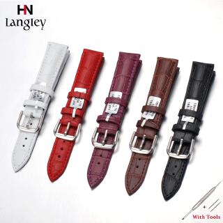 Dây Da Đồng Hồ Đeo Tay Chống Nước 12 14 16 18 19 20 21 22mm