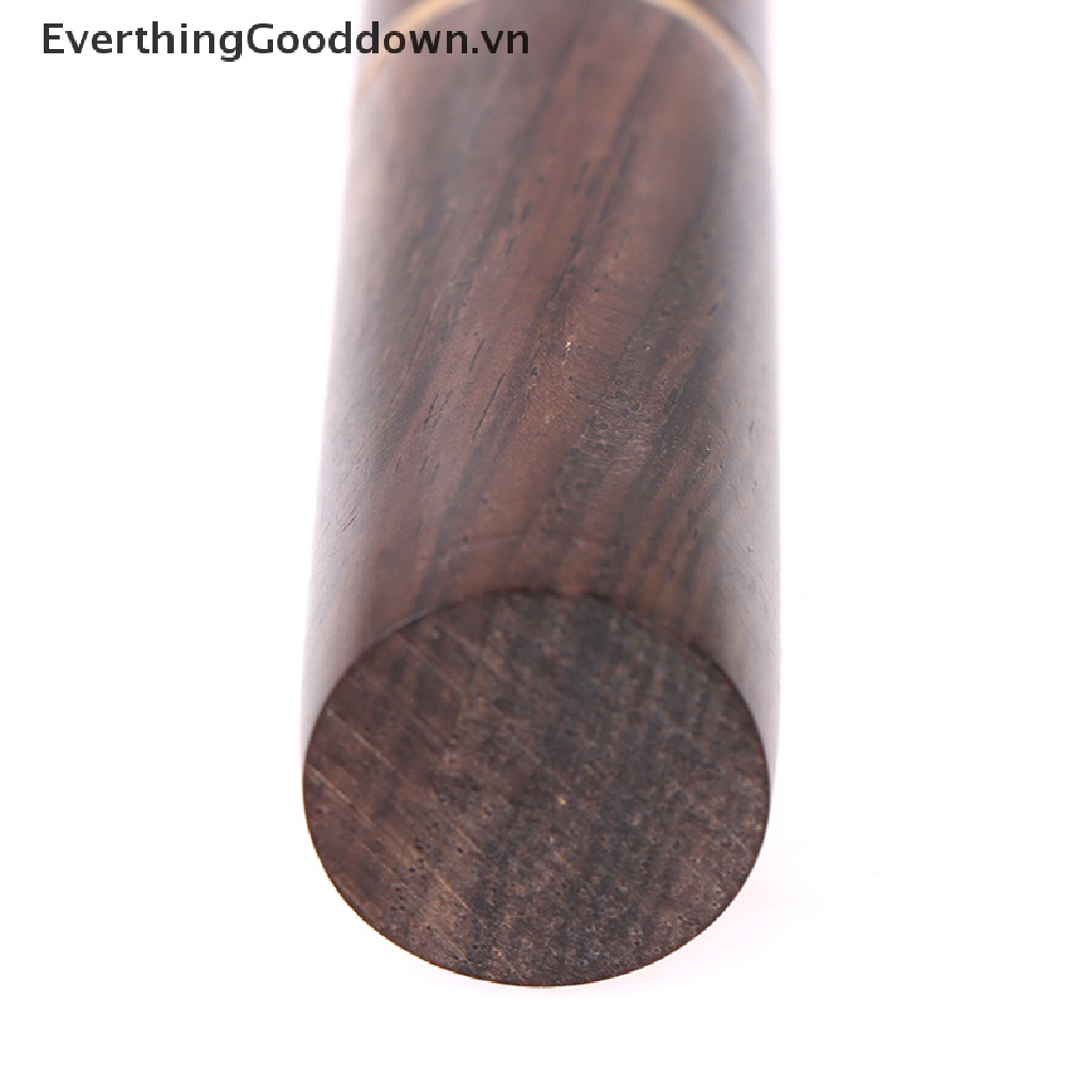 Everthinggooddown 1 Hộp Đựng Tăm Xỉa Răng Bằng Gỗ Mun Mini Handmade Làm Quà Tặng