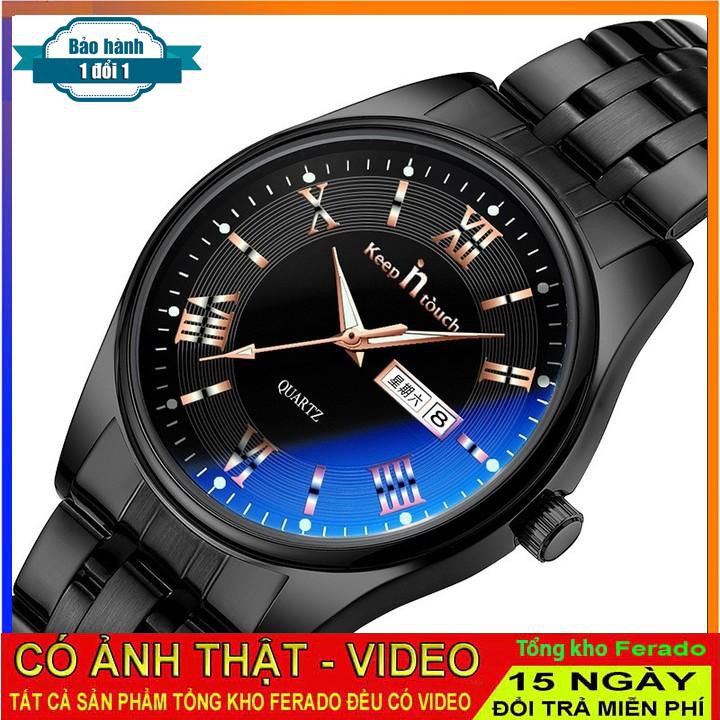 [ xả kho ] ĐỒNG HỒ NAM KEEP IN TOUCH 8196 DÂY THÉP HÀNG CHÍNH HÃNG