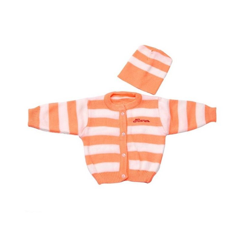 Áo khoác len kèm mũ cho bé từ ss- 9kg