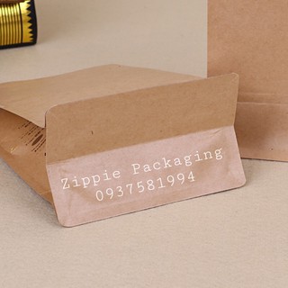Túi zipper giấy kraft 8 cạnh