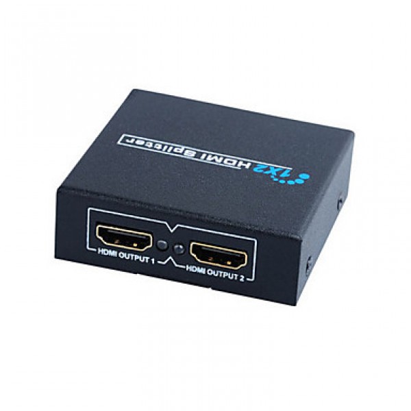 Bộ Chia HDMI 1 Ra 2 – HDMI Splitter 1x2 - Chia Cổng Ra 2 Màn Hình TV, Máy Chiếu