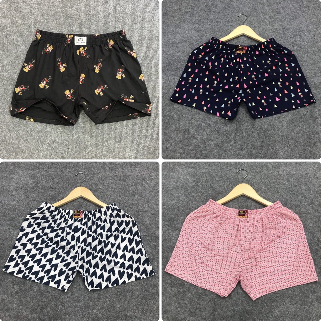 Quần đùi nam mặc nhà thun cotton co giãn mặc cực mát