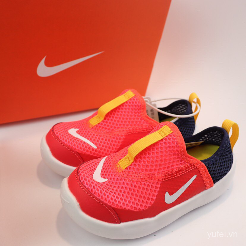 * Sẵn sàng * Nike SWOOSH một chân mùa hè giày trẻ em Giày trẻ em kVue "": ^