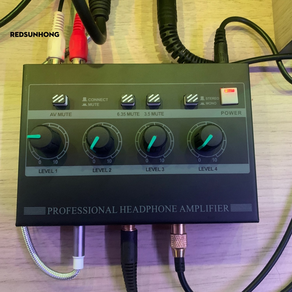 Bộ Khuếch Đại Âm Thanh 8 Kênh Có Nút Điều Khiển Cho Studio