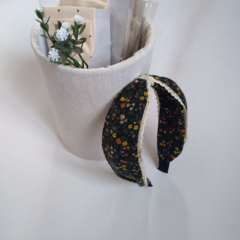 Bờm/cài vintage hoa nhí ren siêu xinh cho Mẹ và Bé