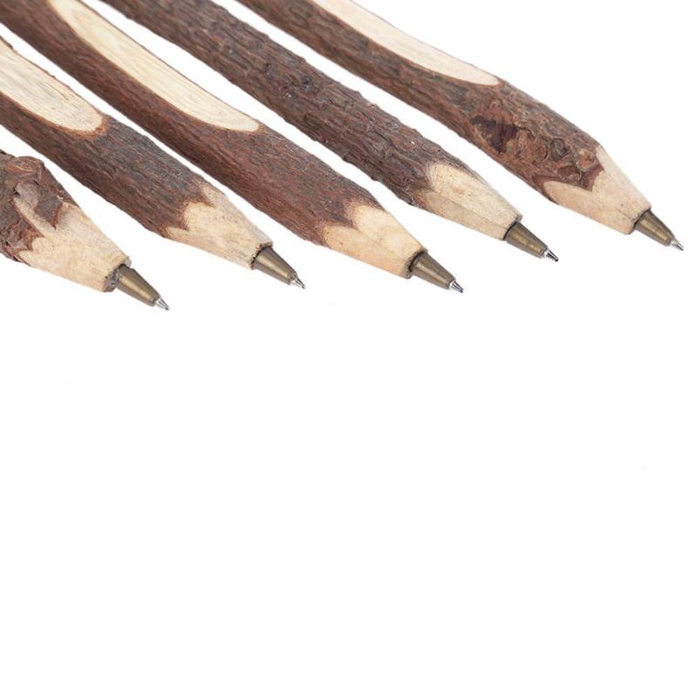 Bút bi thân gỗ hình thân cây dễ thương nhiều màu sắc