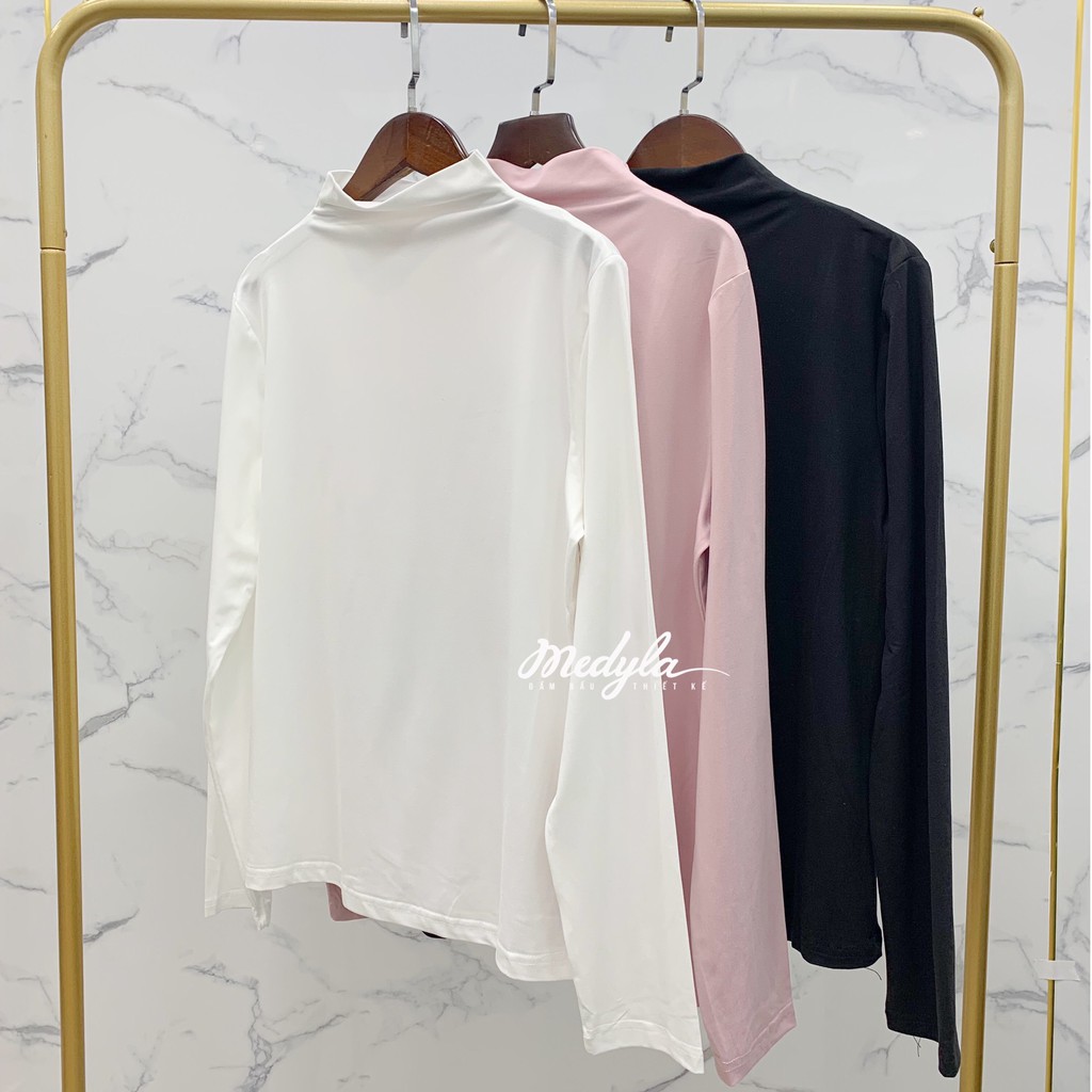 Áo giữ nhiệt thun dài tay siêu mềm cho mẹ bầu mặc trong giữ ấm mùa thu đông - AGN001