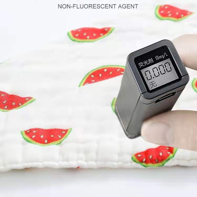 Yếm ăn hình tam giác in họa tiết trái cây hoạt hình cho em bé