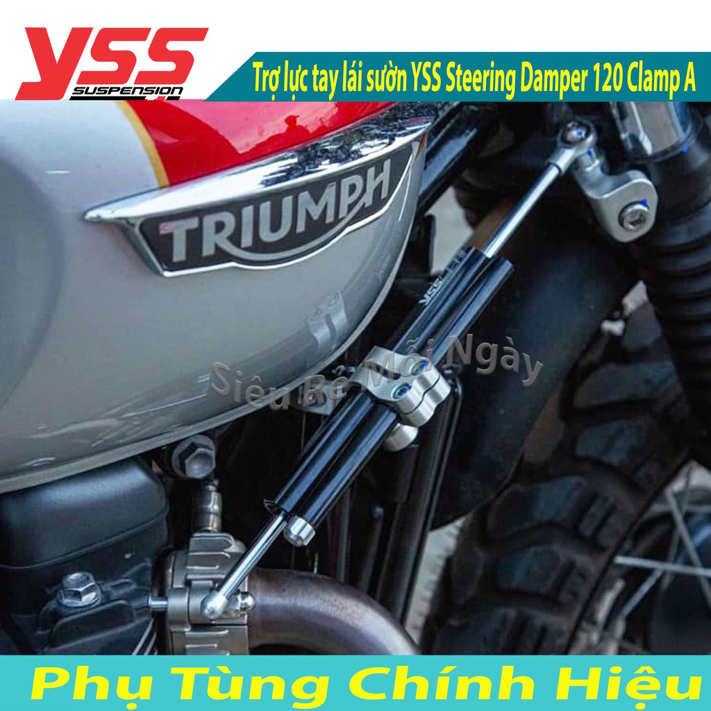 Trợ lực sườn tay lái YSS Steering Damper 120 Clamp A Thái Lan