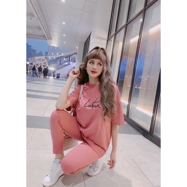 Xả Bộ chữ kí quần dài cho mẹ và bé