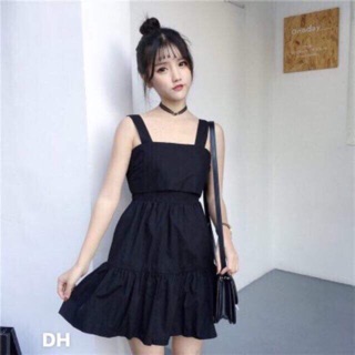 Váy 2 dây thắt nơ sau lưng [kèm ảnh thật] [freeship đơn hàng từ 200k]
