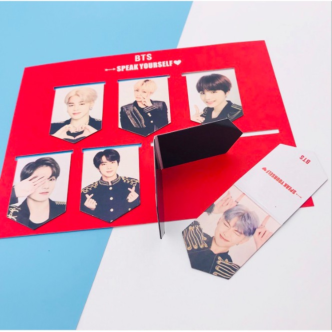 Set 7 Đánh dấu trang thành viên Bangtan ( A3D02 )