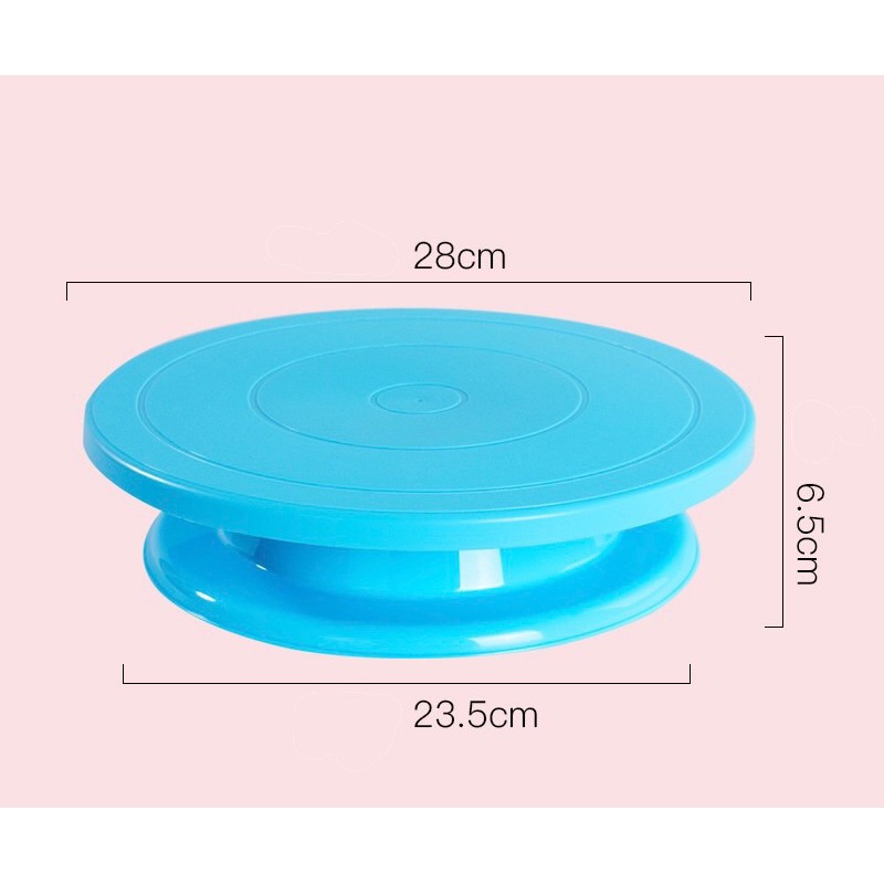 Bàn xoay nhựa trang trí bánh kem 28cm