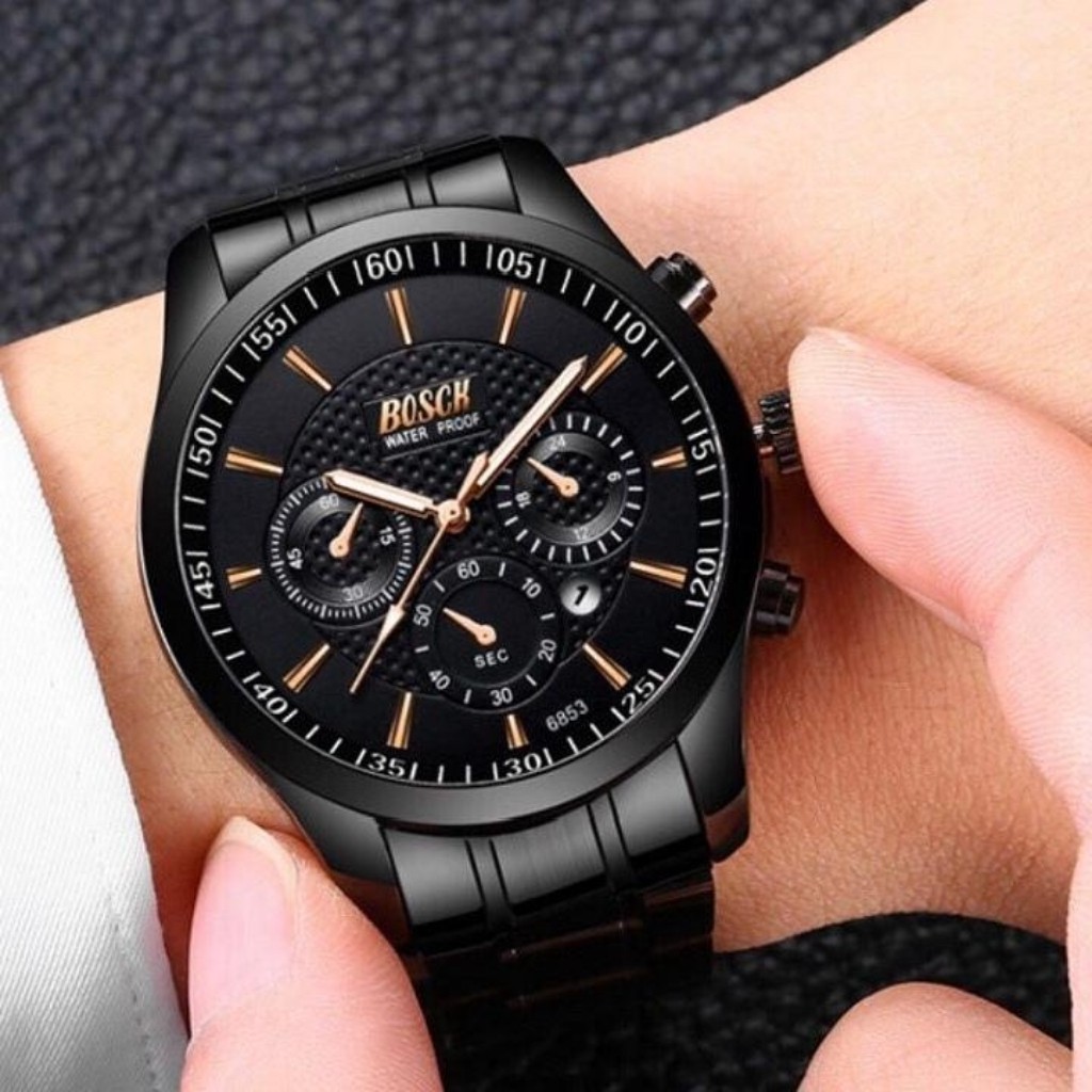 Đồng Hồ Thời Trang Nam Bocsk 2510 Cao Cấp Dây Thép Siêu Bền | BigBuy360 - bigbuy360.vn