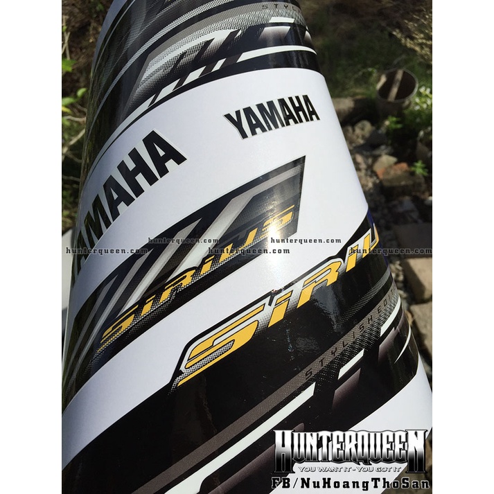 Tem rời Sirius - Tem 2014, đen trắng - Thiết kế theo yêu cầu, chỉnh sửa theo ý. Sắc nét, bền màu