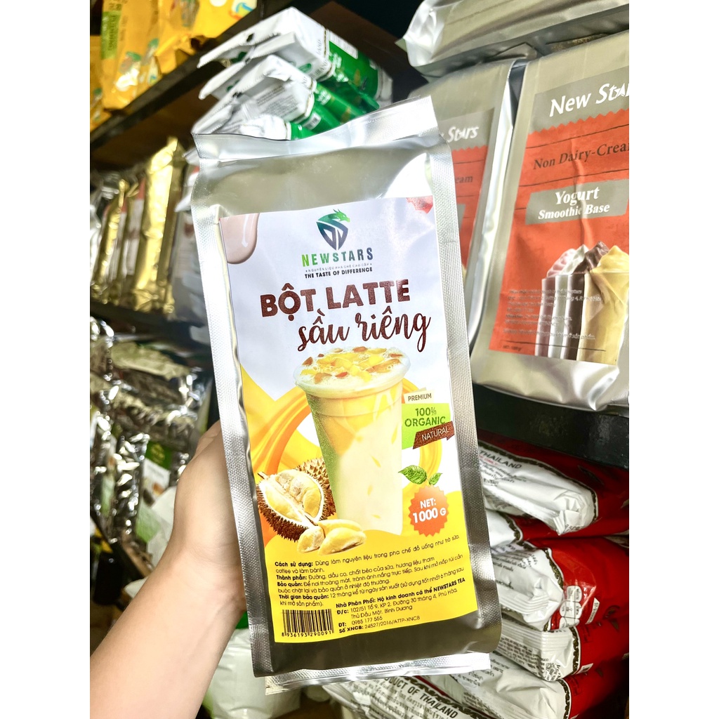 Latte Sầu Riêng